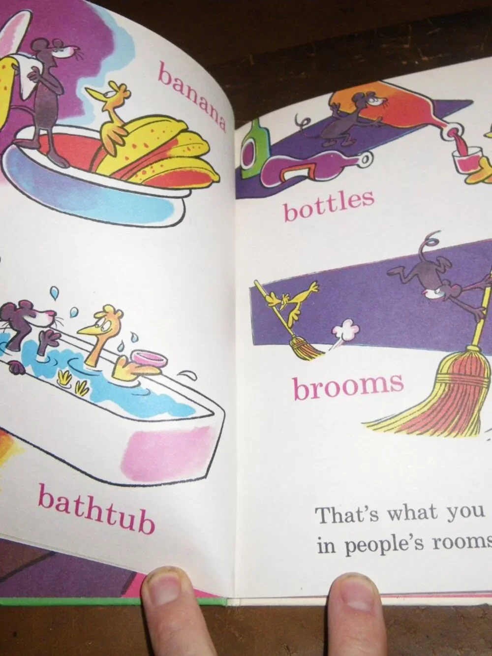 Vintage 1972 In A People House Theo LeSieg Bright & Early Book Dr. Seuss